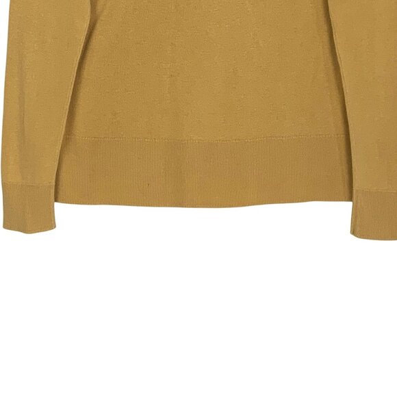 J. Jill Silk Cotton V-Neck Pullover Knit Sweater Size S Quiet Luxury Minimalist - Picture 3 of 9